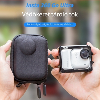 Insta360 GO Ultra védő tárolótok (EVA+vászon); tartalmaz tárolótokot és ziplock zacskót, logónyomtatási lehetőség