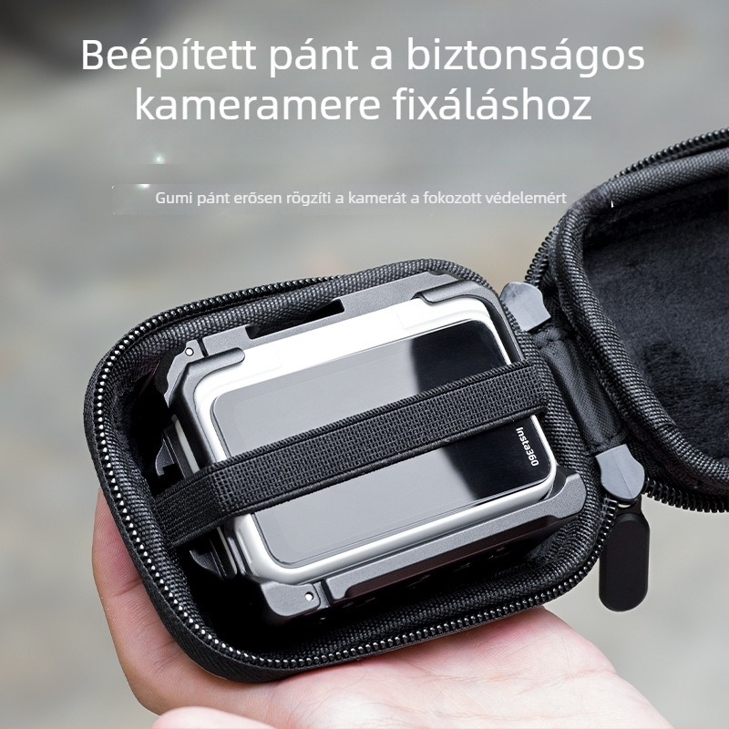 Insta360 GO Ultra védő tárolótok (EVA+vászon); tartalmaz tárolótokot és ziplock zacskót, logónyomtatási lehetőség