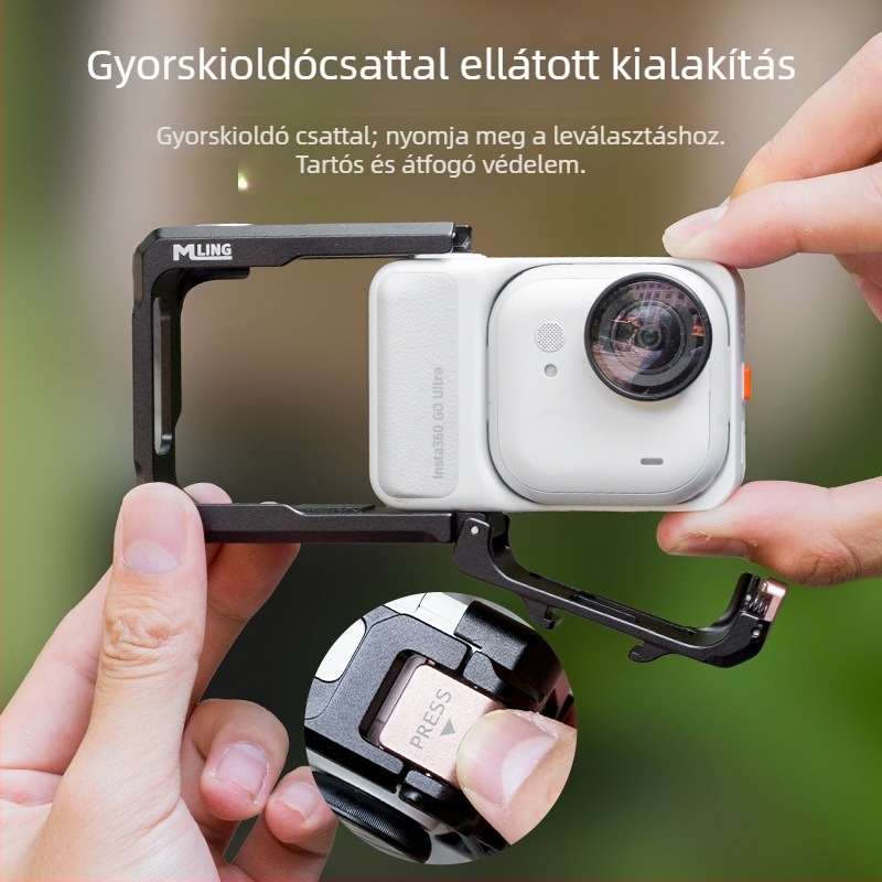 Insta360 GO Ultra védő tárolótok (EVA+vászon); tartalmaz tárolótokot és ziplock zacskót, logónyomtatási lehetőség