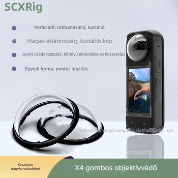 Insta360X4 optikai üvegvédő fedél – Modell 2444-i, üveg/PC opcionális