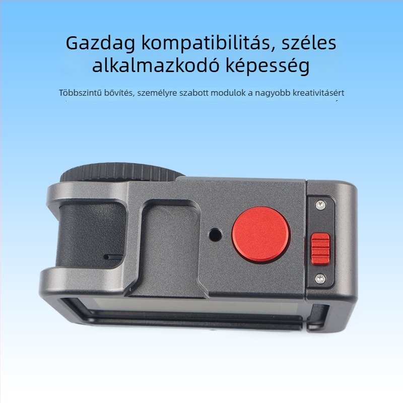 DJI Action6 mágneses alumínium keret gyorskioldóval, könnyű kialakítás és leesés elleni védelem