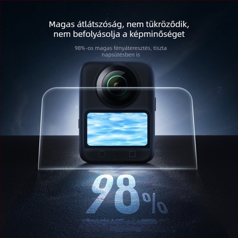 Telesin Osmo360 edzett képernyővédő fólia 51x32 mm
