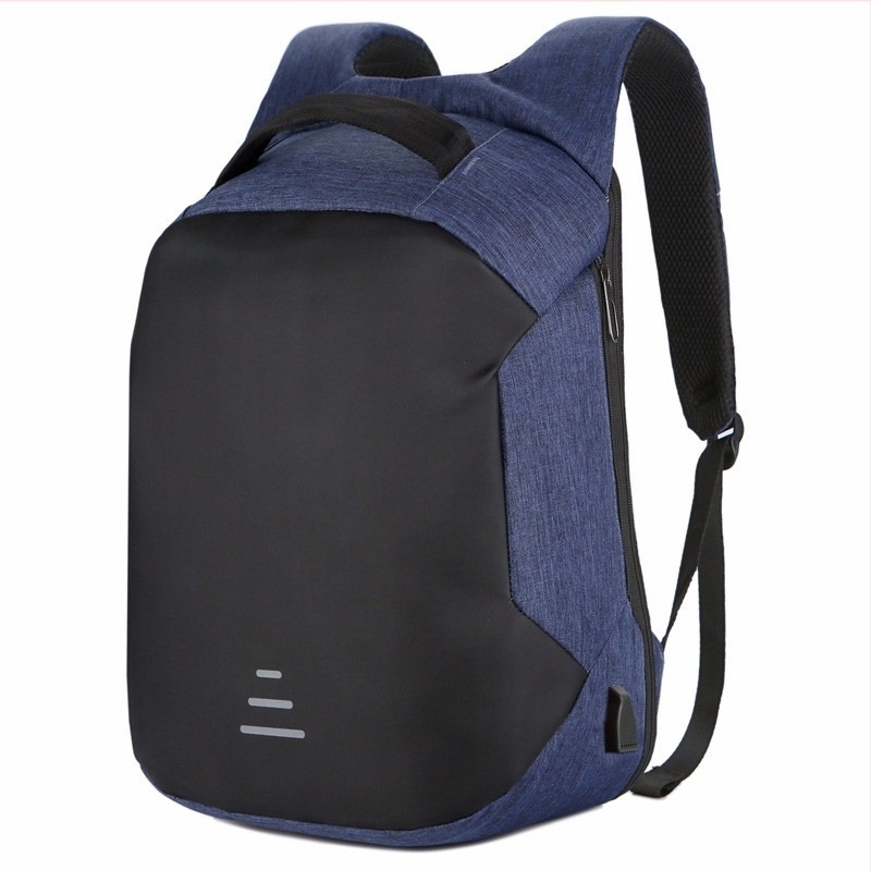 Laptop hátizsák merev tokkal, anti-lopás, nylon, 20-35L, USB töltés, vízálló és kopásálló, ütésálló