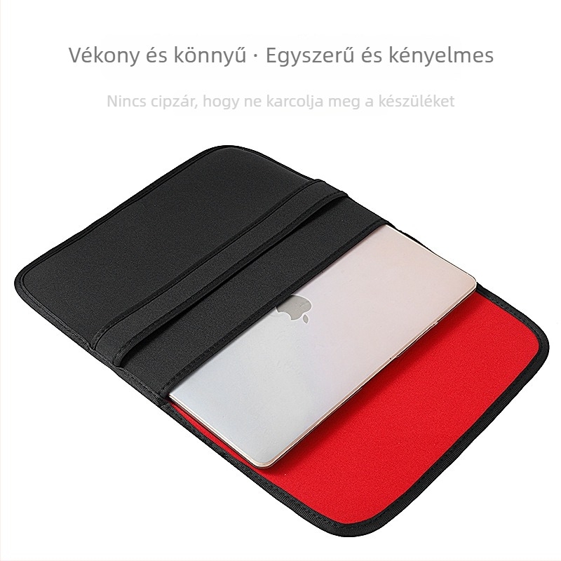 Ütésálló laptop tok gumiből, kompatibilis Huawei 14 hüvelyk és Apple 13 hüvelyk, vízálló és kopásálló, városi minimalist stílus