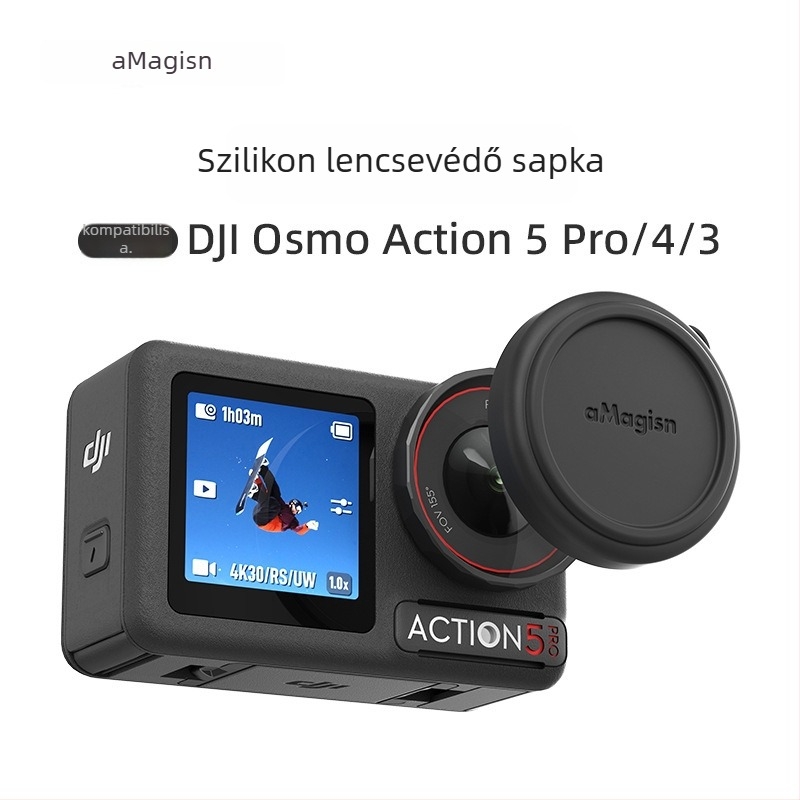 Amagisn szilikon objektív sapka DJI Osmo Action5 Pro-hoz