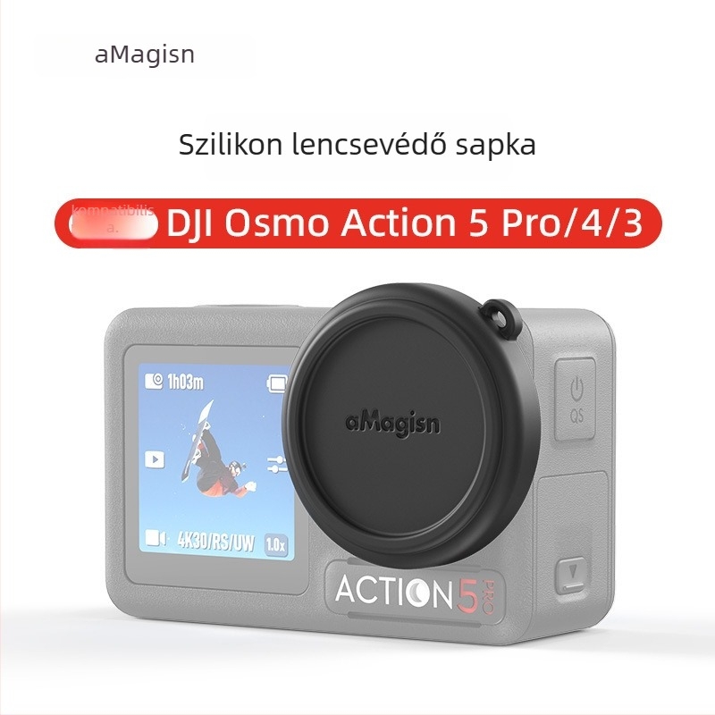 Amagisn szilikon objektív sapka DJI Osmo Action5 Pro-hoz