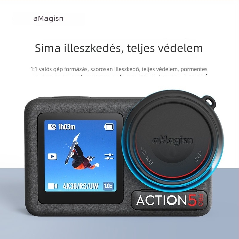 Amagisn szilikon objektív sapka DJI Osmo Action5 Pro-hoz