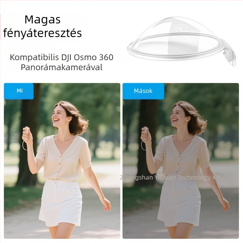 DJI Osmo360 lencsevédő sapka — magas átláthatóságú védőfedél esés- és karcosálló (Kompatibilis Osmo360-hoz; Modell: Osmo360; Testreszabott minták)
