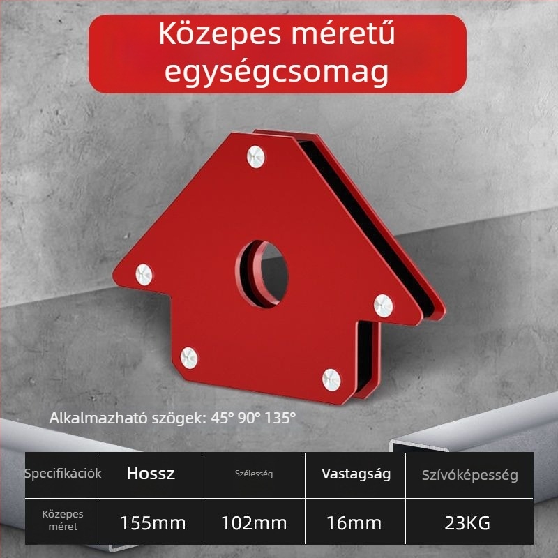 Mágneses derékszögű hegesztő rögzítő otthoni használatra – helymeghatározó és rögzítő eszköz