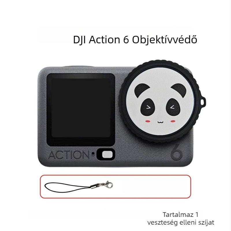 DJI Action6 Objektívvédő sapka, Canon-kompatibilis, Egyéni tervek, Tartalmaz objektív sapkát, Kiadás 2025
