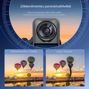 Insta360 X5 objektív védőfedél - üvegvédő, esés elleni védelem (FLYMILE X5027 • PC • 16,7 g)