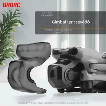DJI Mavic Air 3 gimbal védőfedél, Air 3 objektívfedél, drón porvédő kiegészítők
