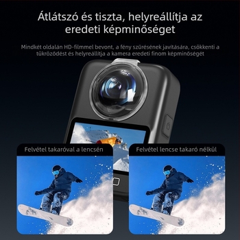 DJI Osmo 360 Panoráma Kamera: Objektív Anti-Fog védő, Por- és Ütésálló tok – OEM Márka, Spot Áru, Licencelhető Privát Márkák: Igen