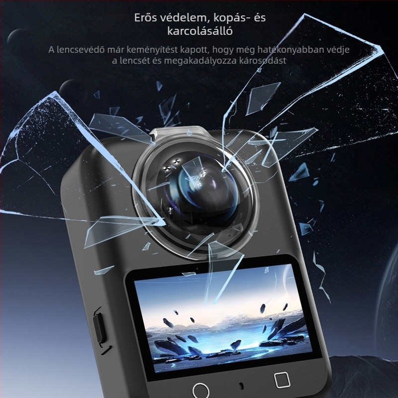 DJI Osmo 360 Panoráma Kamera: Objektív Anti-Fog védő, Por- és Ütésálló tok – OEM Márka, Spot Áru, Licencelhető Privát Márkák: Igen
