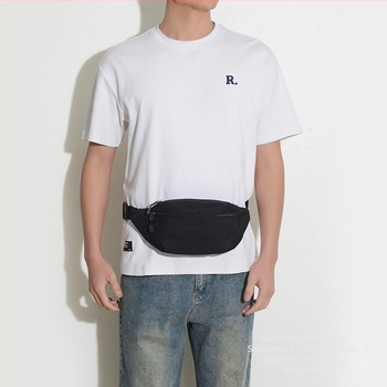 Férfi Oxford szövetből készült vízálló sport deréktáska, keresztpánttal, kerékpározáshoz – 2025 tavasz bemutató