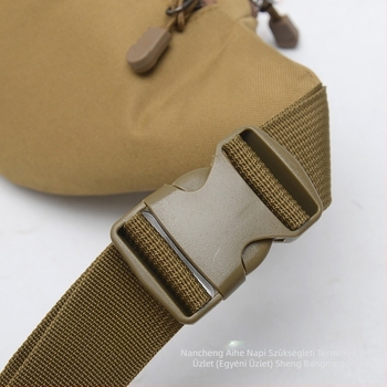 Férfi Oxford szövetből készült vízálló sport deréktáska, keresztpánttal, kerékpározáshoz – 2025 tavasz bemutató