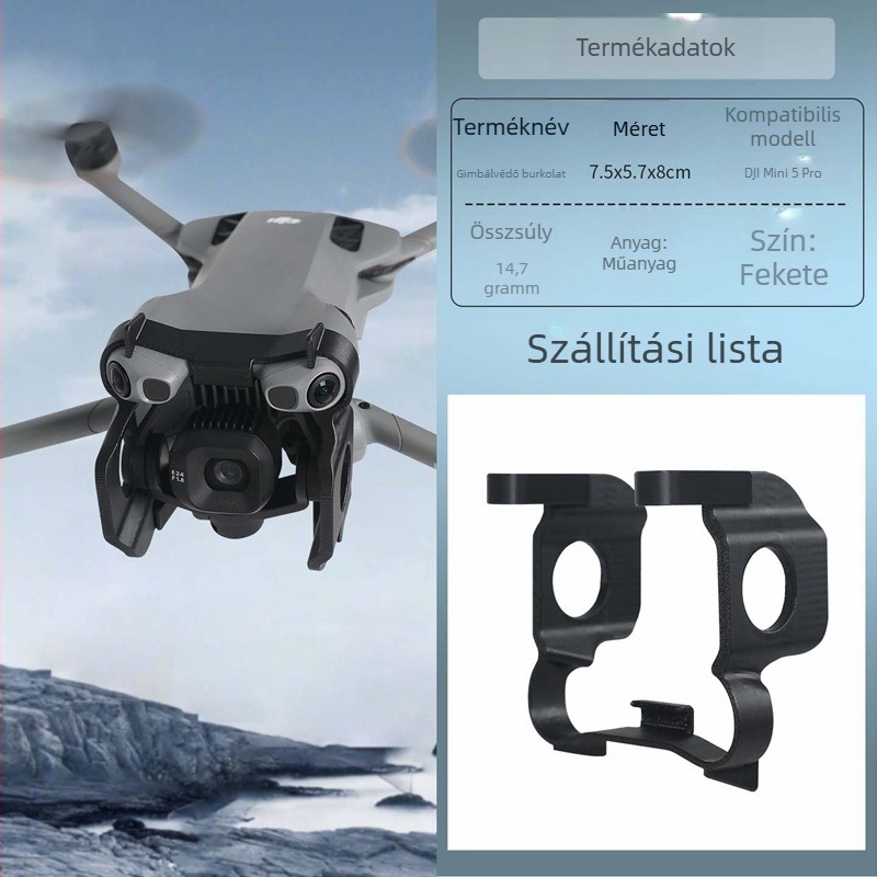 DJI Mini 5 Pro objektív- és gimbalvédő fedél – por-, fröccsenő víz- és karcolásálló