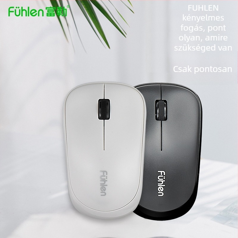 Fuhlen A120G vezeték nélküli billentyűzet és egér készlet, USB interfész, 1000 DPI, ergonomikus, notebookok és asztali számítógépekhez