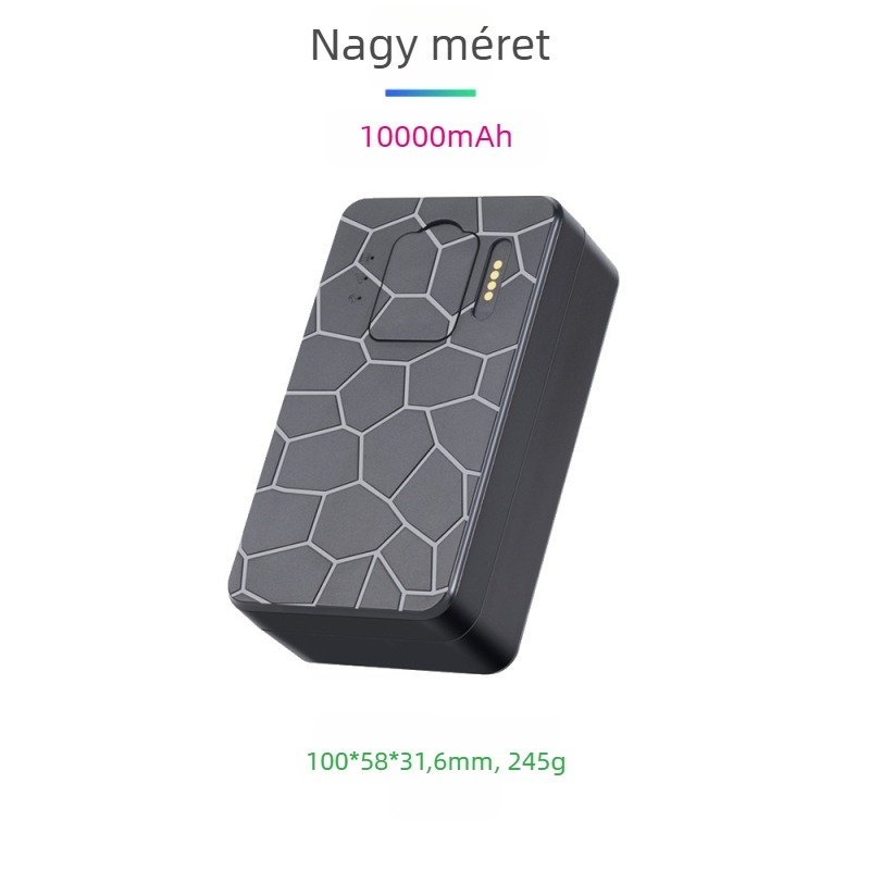 G50 autó GPS nyomkövető erős mágneses rögzítéssel, IP67 vízálló, Beidou és Wi‑Fi, 4G kapcsolat, GPS pontosság 10 m