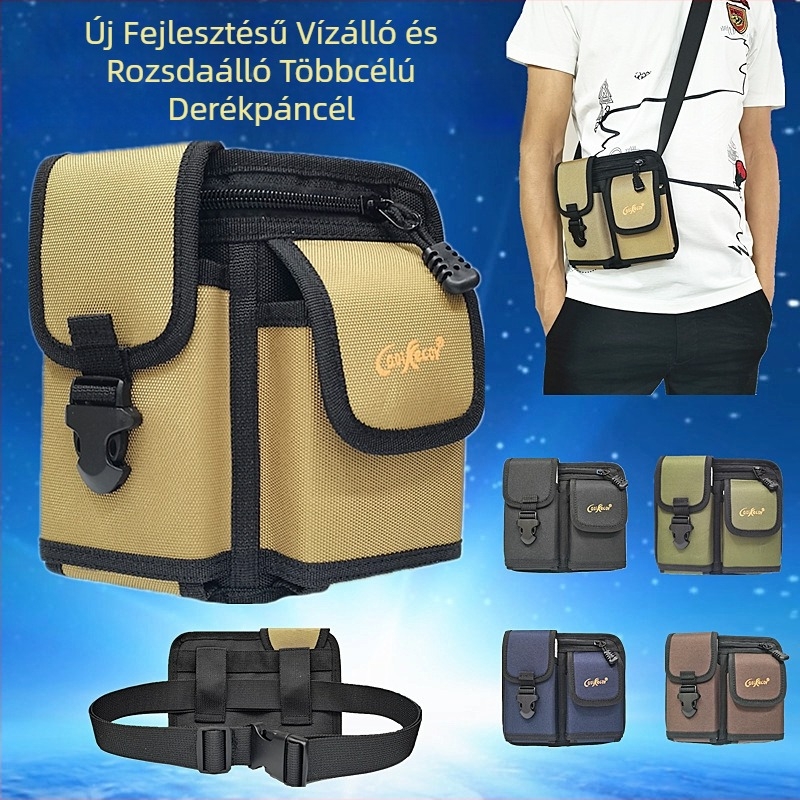 Sport derék táska — uniszex; kültéri sportokhoz; Oxford vászon; zárás: cipzár