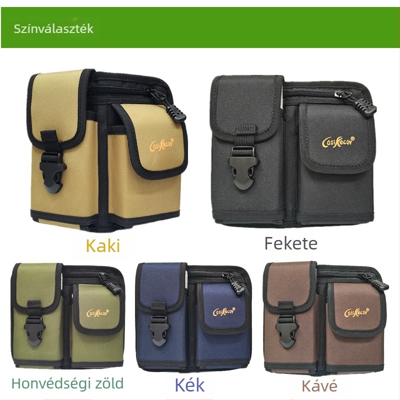 Sport derék táska — uniszex; kültéri sportokhoz; Oxford vászon; zárás: cipzár