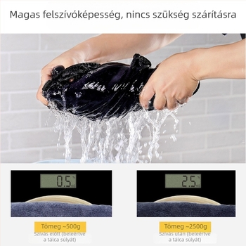 Kutyafürdető törölköző - nedves, 80% poliészter / 20% poliamid
