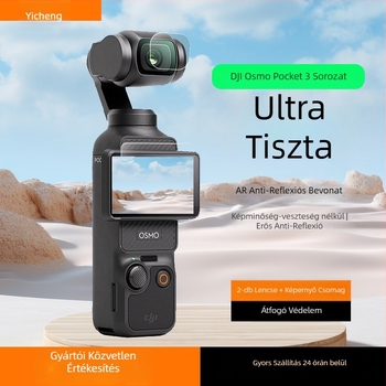 Sincerity márkájú DJI Pocket 3 AR – anti-reflektív védőfilm, nagy felbontású védőfilm a kijelzőre és a lencsébe, Dongguan eredet, felületkezelés