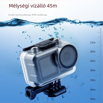 DJI OSMO Action víz alatti ház – 45 m mélység, akril konstrukció, kompatibilis az OSMO Action-höz, tartalmaz APP táskát