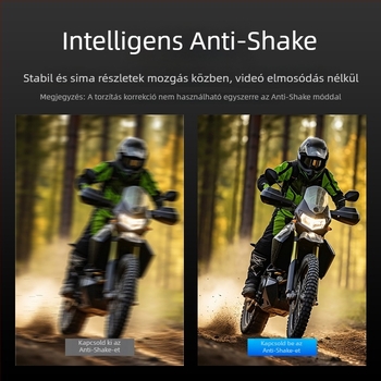 5K30fps akciókamera Wi‑Fi‑vel, két LCD kijelző, vízálló ház és TF‑kártya támogatás elektronikus képstabilizációval