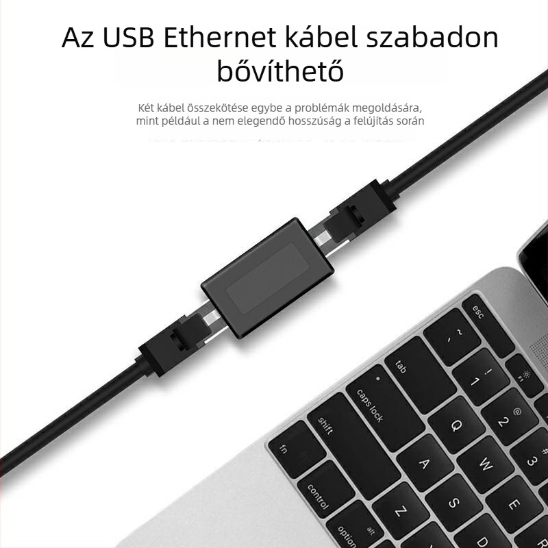 RJ45 hálózati csatlakozó R-101 – réz vezető, 0,3 m hossz, kétfejű kivitel, nagy sebesség, OEM lehetőség
