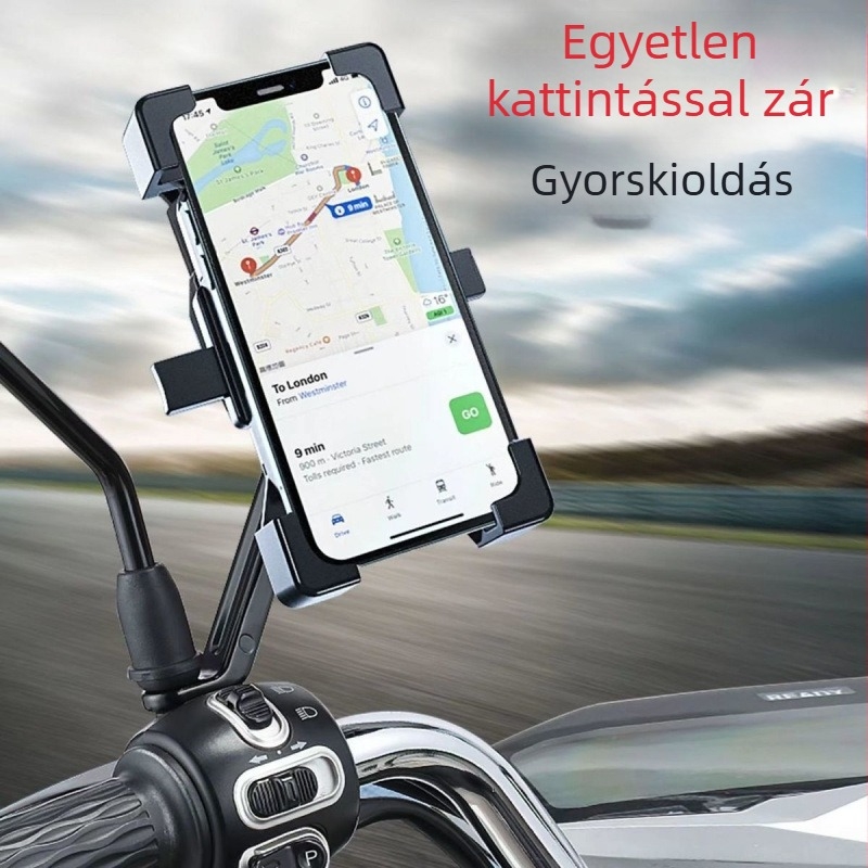 Elektromos járművekhez való telefontartó, kézbesítőknek, navigációhoz, ütésálló (Feszültség: 220V; Márka: Unique; Kategória: Egyéb; Anyag: Egyéb)
