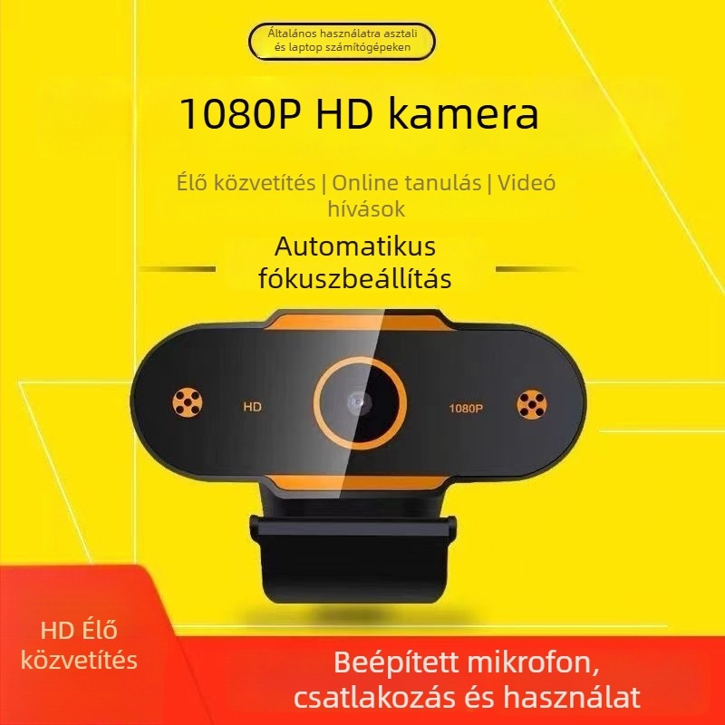 Okos PTZ kamera asztali számítógéphez, 4K felbontás, USB 2.0 interfész, 0,8 MP érzékelő, illesztőprogram-mentes, plug-and-play