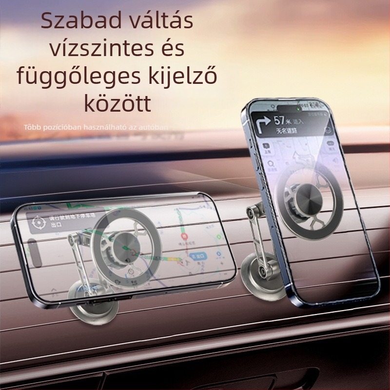 Coolred Autótelefon-tartó – ötvözet, anti‑rezgés, elektroplakált felület