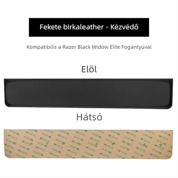 Razer Black Widow Spider Elite Edition billentyűzet csukló alátét – bőr, játékhoz, 104 billentyű, könnyen tisztítható