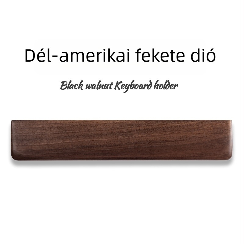 Mechanikus billentyűzet csukló-támasz – Tömörfa, kopásálló, kényelmes tenyér- és egér-támogatás játékhoz, testreszabható