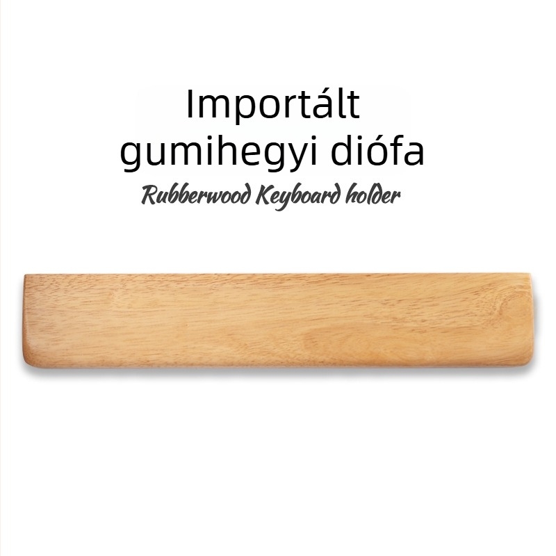 Mechanikus billentyűzet csukló-támasz – Tömörfa, kopásálló, kényelmes tenyér- és egér-támogatás játékhoz, testreszabható