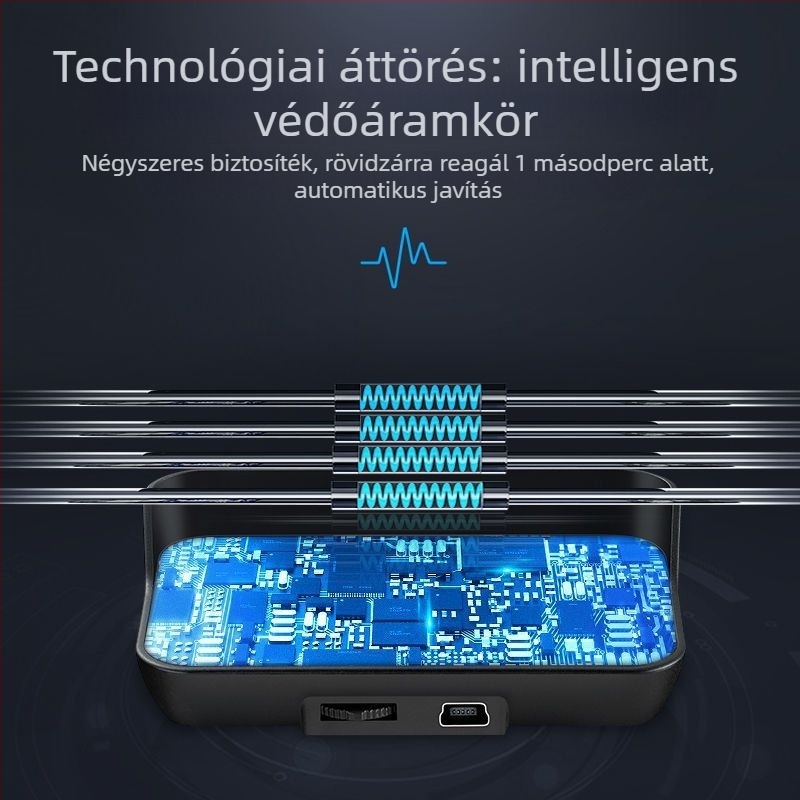 Autó HUD Head-Up Display OBD többfunkciós, sebesség és vízhőmérséklet, üvegprojekció, HD minőség