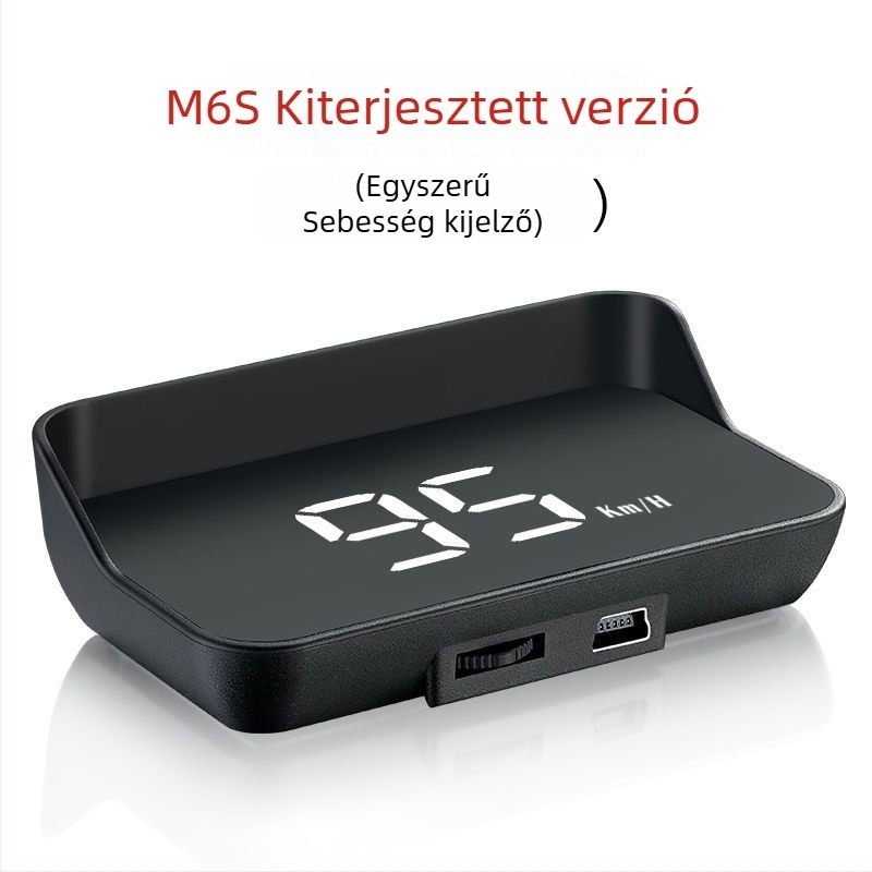 Autó HUD Head-Up Display OBD többfunkciós, sebesség és vízhőmérséklet, üvegprojekció, HD minőség