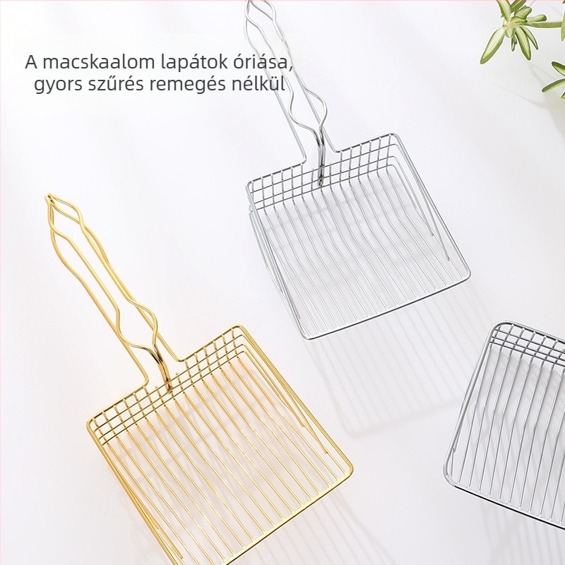 Macskaalom lapátja, fém, macskáknak, márka xlin (Anyag: Fém; Alkalmazható: Macskáknak; Importált: Nem; Márka: xlin)
