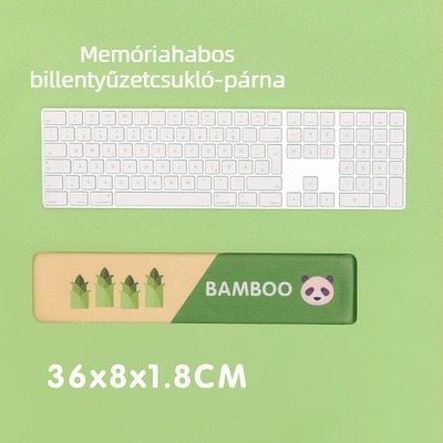 Kis billentyűzet alátét memóriahabból és textil felülettel, csuklópánttal, hőtranszfer nyomtatással, pásztor-stílus