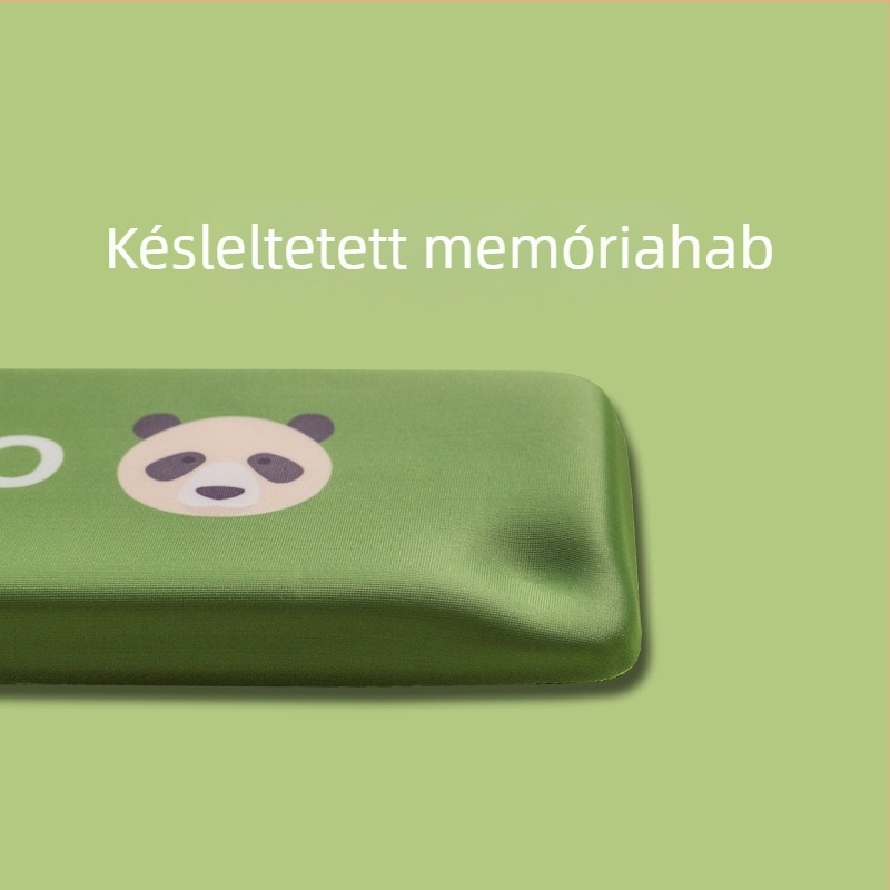 Kis billentyűzet alátét memóriahabból és textil felülettel, csuklópánttal, hőtranszfer nyomtatással, pásztor-stílus