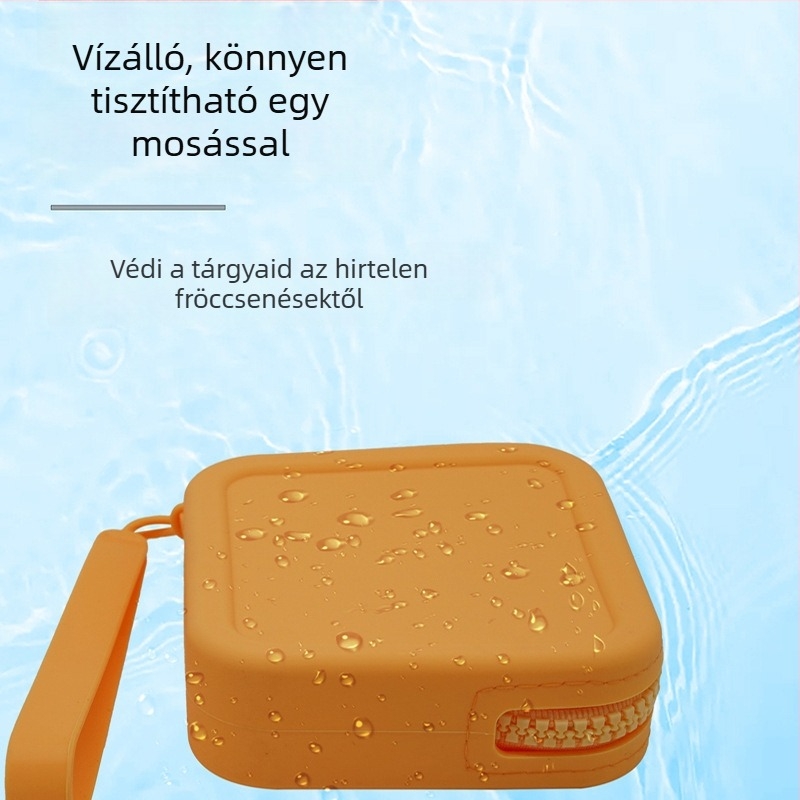Nh1127 Szilikon utazási tároló – mini négyzet alakú, többfunkciós
