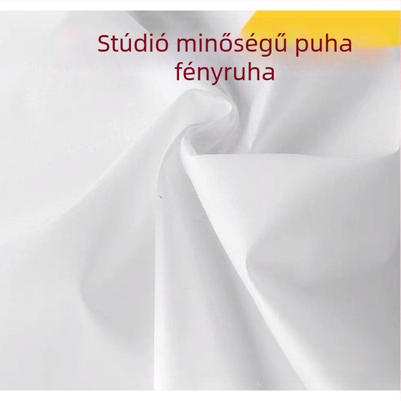 Poliészter fehér pillangó fotóháttér – átlátszó vászon hátfal stúdióhoz