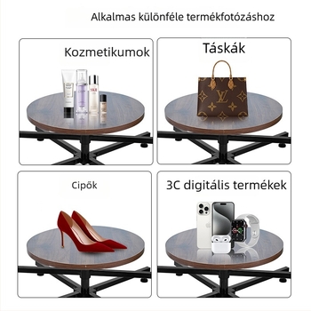 360 fokos forgó kamera platform magnézium ötvözetből fotózáshoz és videózáshoz