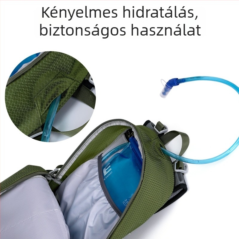 Hegyi túra hátizsák légpárnázott vállpántokkal – vízálló, ultra könnyű, kopásálló, gerincvédelem
