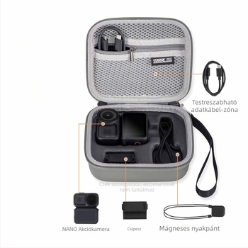 DJI Osmo Nano védőtok – hordozható, vízálló tároló doboz sportkamerához