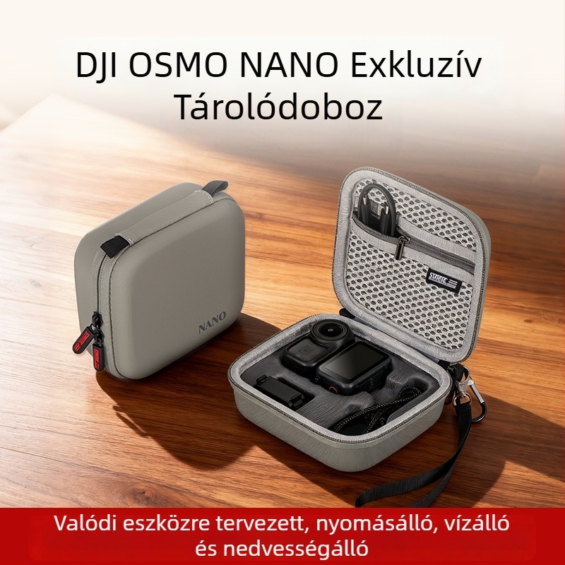 DJI Osmo Nano védőtok – hordozható, vízálló tároló doboz sportkamerához