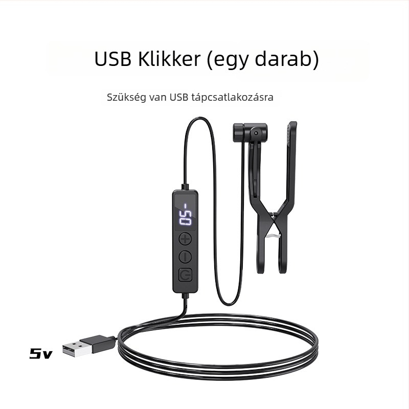 USB képernyő kattintó telefonom élő közvetítéshez – mini automat kattintó, műanyag test, általános stílus, testreszabás támogatott