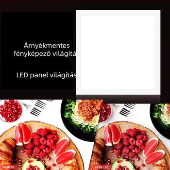 Árnyék nélküli fényképező lámpa termékfotózáshoz – LED, fényerő-szabályozható, modell Zc-Mb180ss