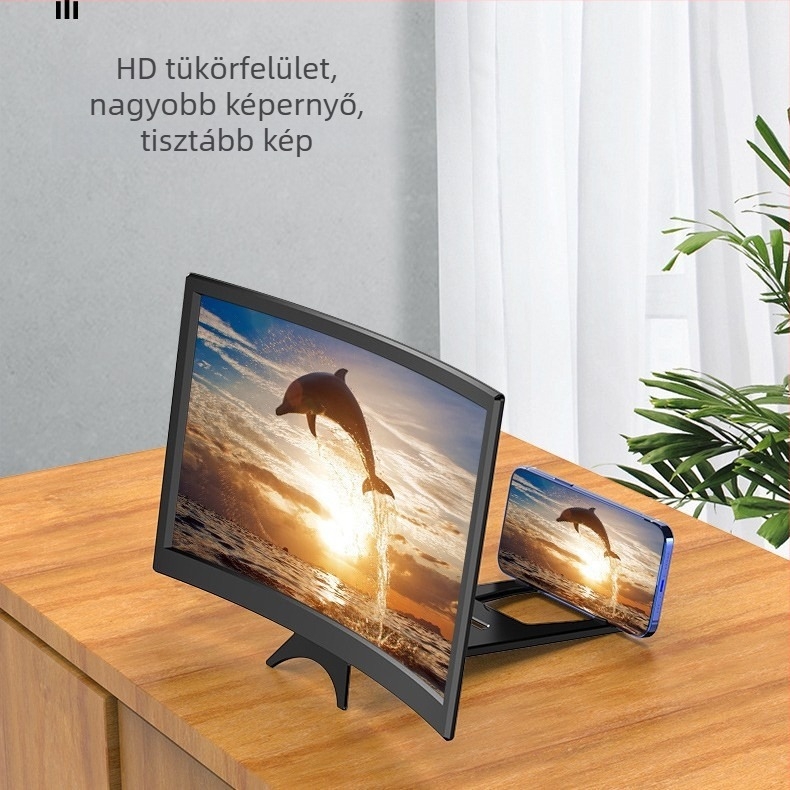 Mi xi Kijelző erősítő tartó telefonhoz - Asztali, univerzális, műanyag